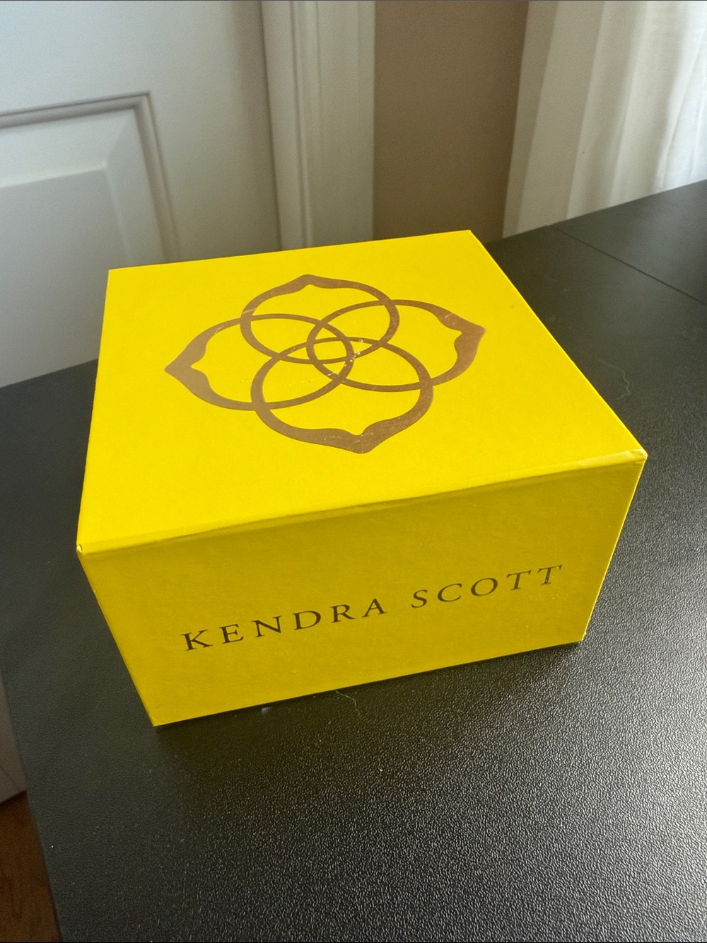 Kendra Scott Elisa Silver Pendant Necklace in Black Opaque Glass - Picture 3 of 6
